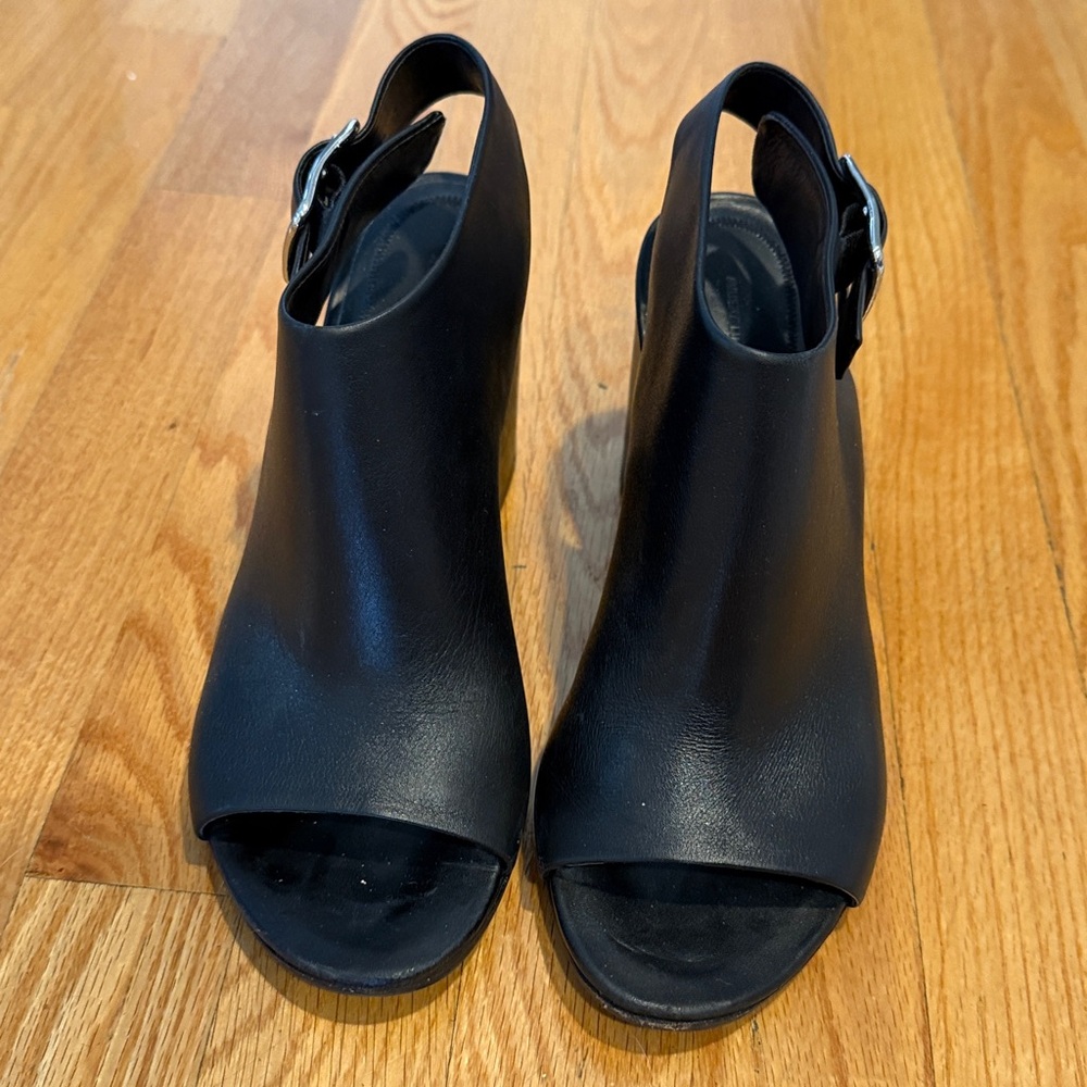 Alexander Wang Black Women's Heels- signature heel with silver inlay!